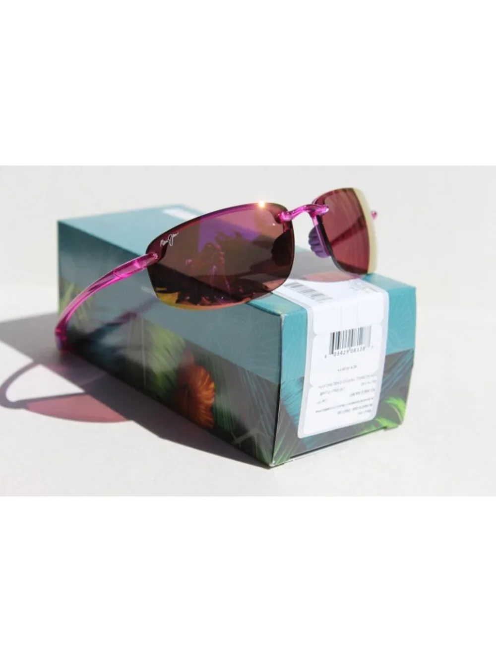 MAUI JIM Hookipa POLARIZED Sunglasses P407-09 Pink/Maui Sunrise NEW